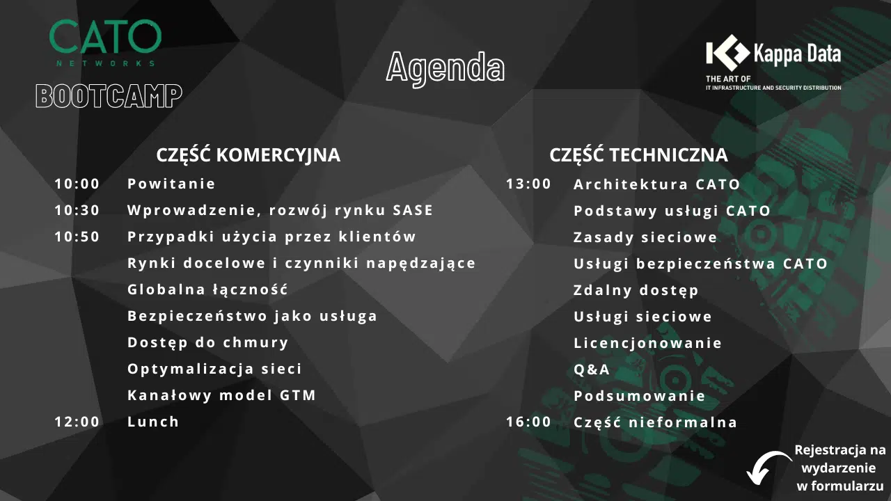 Bootcamp agenda