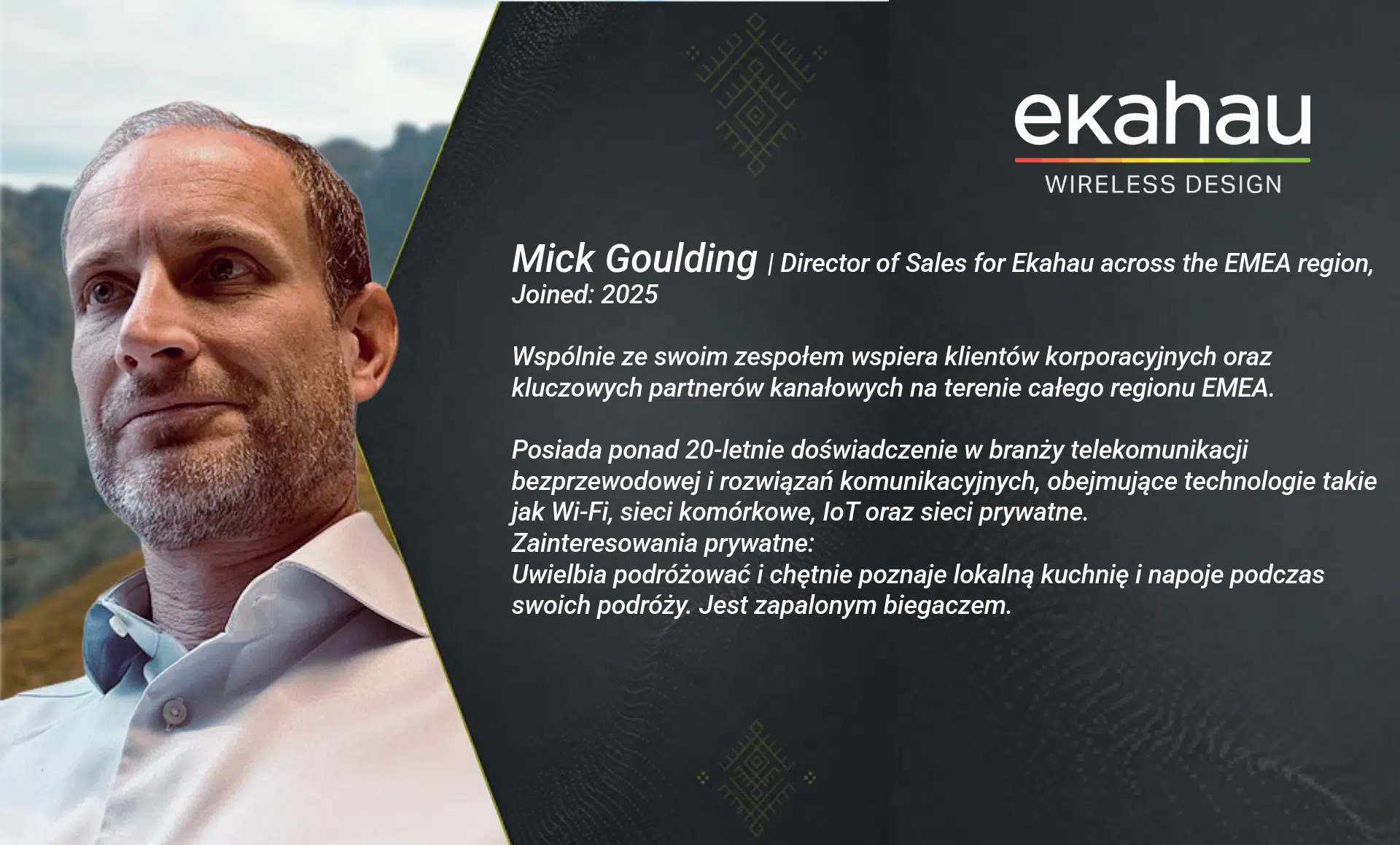Mick Goulding- Ekahau Mick Goulding- Ekahau